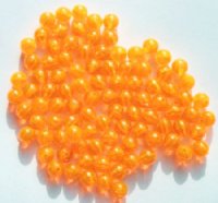 100 8mm Acrylic Transparent Orange
